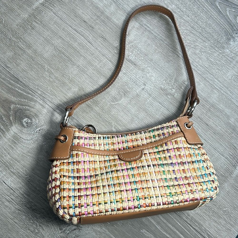 Fossil woven cute bag purse tote